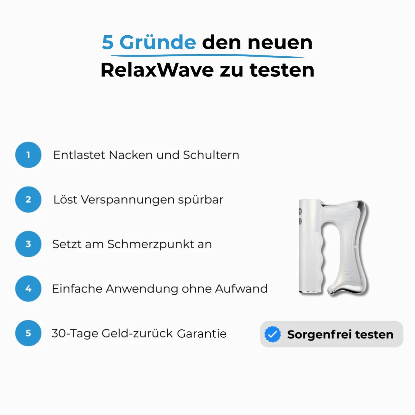 RelaxWave™ All-in-1 Nackenlösung